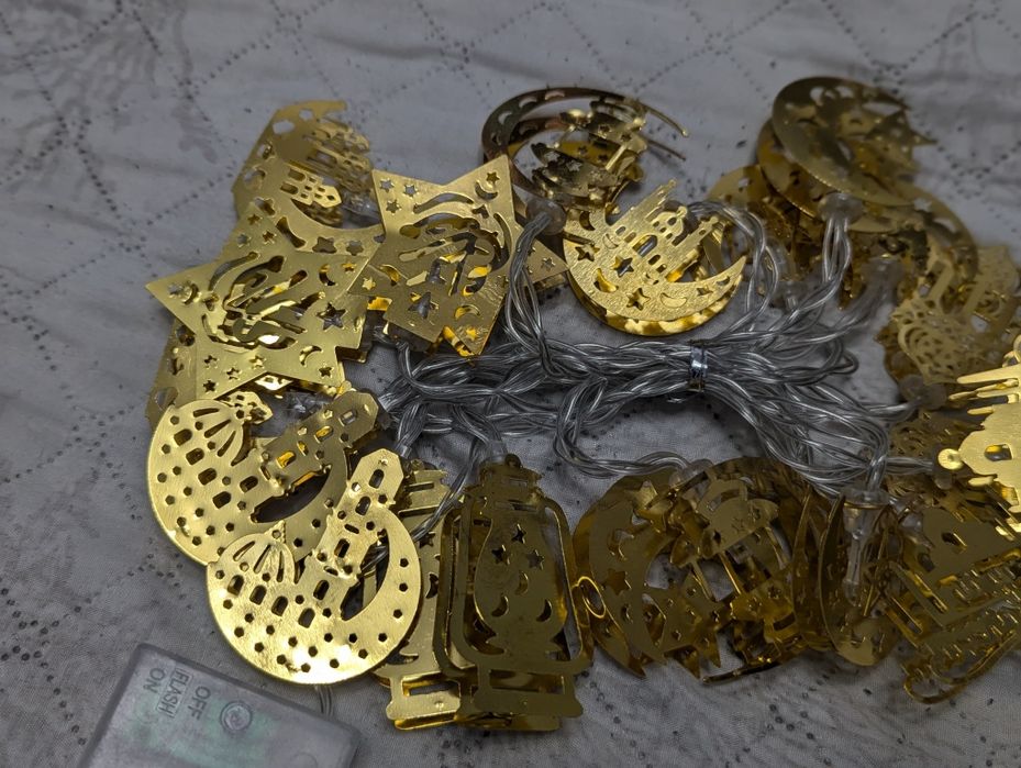 Прикраса гірлянда ліхтарики для рамадану вогники