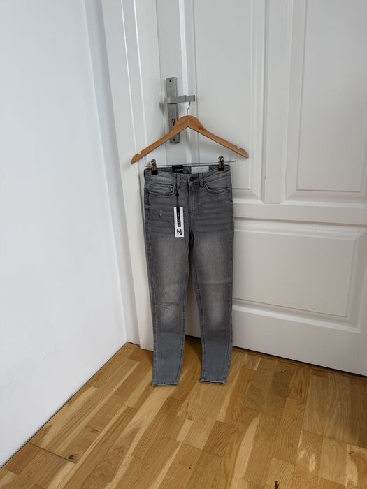 Noisy May jeansy skinny szare nowe z metką 25/30 XS/S