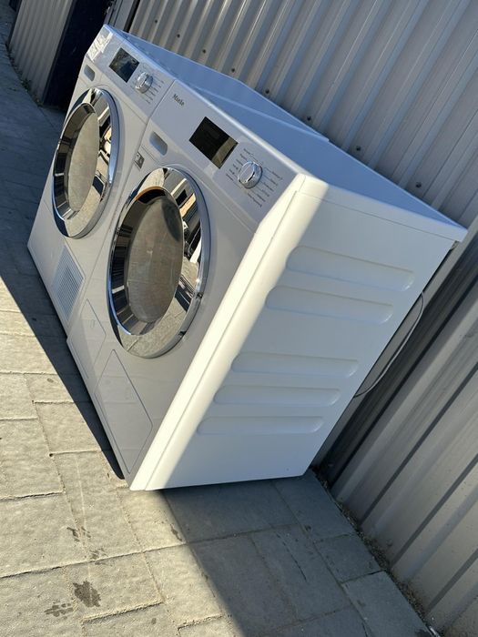 Крутий комплект пральна та сушильна машина Miele TEF665WP  WEG 675 WPS