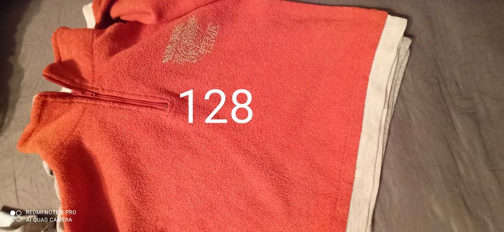 Cocodrillo146 Spodnie leginsy swetr biały komunia128 bluzka biała 122.