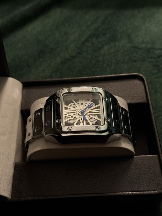Cartier santos skeleton replika