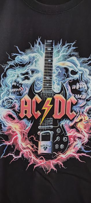 T-shirt da banda AC DC