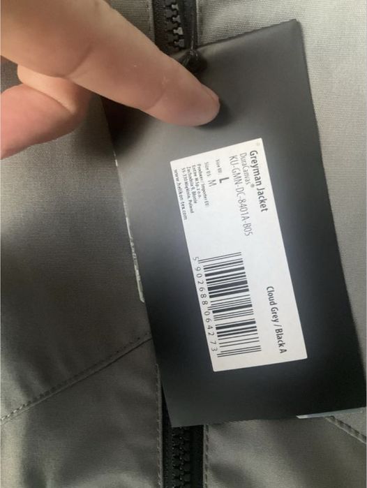 Куртка helikon-tex greyman - cloud grey/black