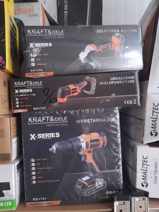 Zestaw narzędzi akumulatorowch X-SERIES  20V