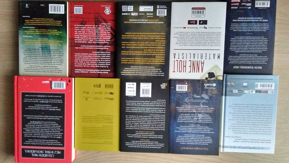 Książki kryminalne, sci-fi, sensacyjne i inne