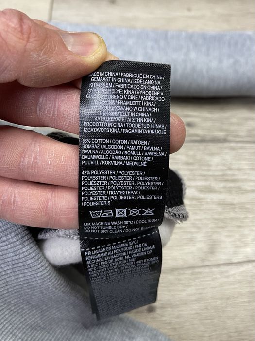 Everlast кофта свитер S-М размер толстовка на флисе серая