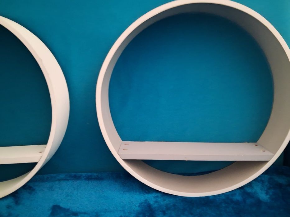 Półki okrągłe wiszące 2szt