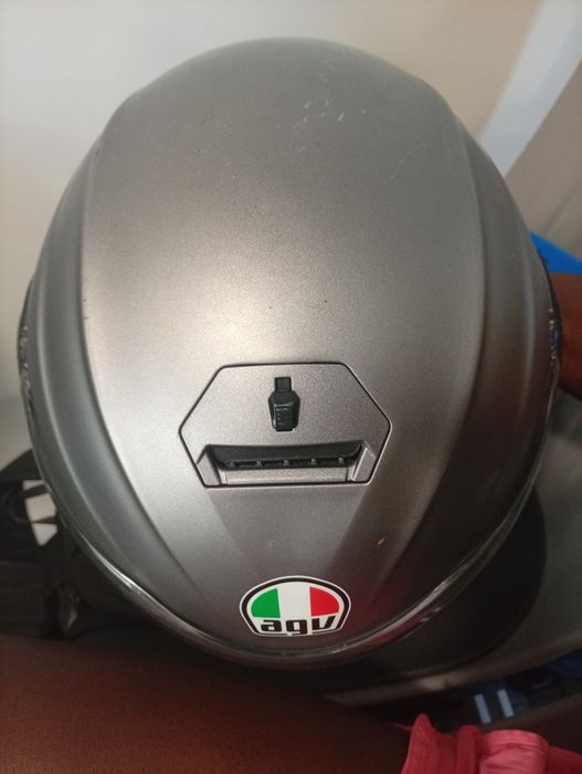Capacete AGV Jet com Viseira Dupla em excelente estado