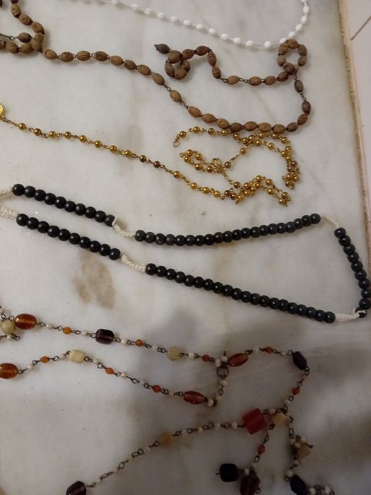 Conjunto de Terços/Pendentes Religiosos