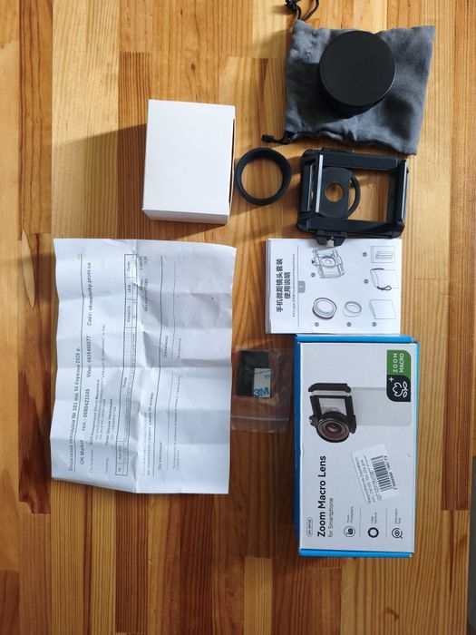 Макро об'єктив Apexel APL-ZM100 Zoom Macro для смартфонів.