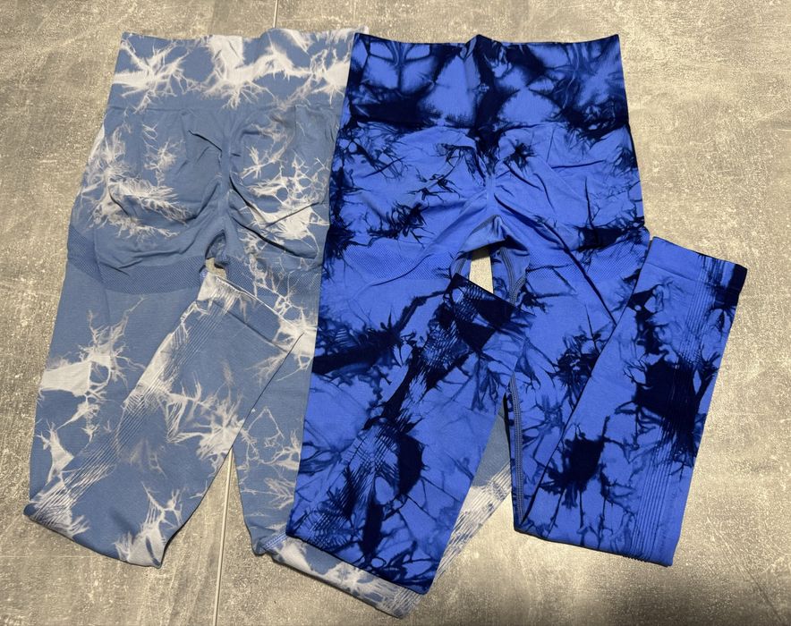 Нові лосини сірі чорні сині push ap мармур