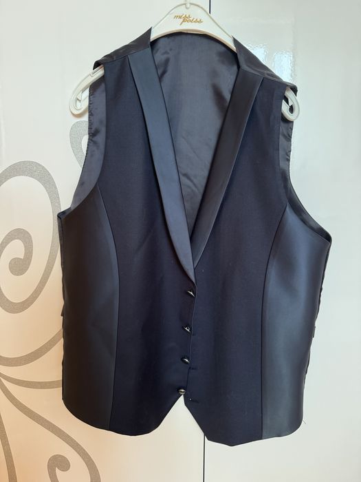 Костюм класичний чоловічий трійка синього кольору