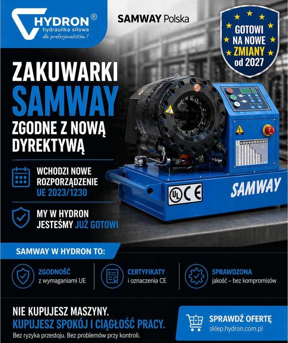 Walform SAMWAY TEF42EVO , urządzenie do kształtowania rur / zakuwarka