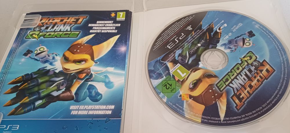 Ratchet  & Clank qforce pl na ps3