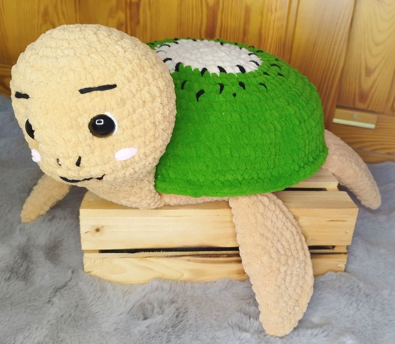 Żółw pluszak na szydełku