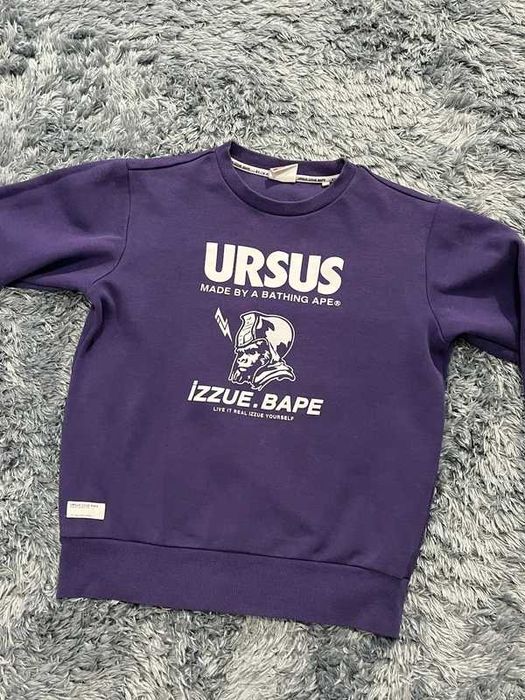 Ursus BAPE x izzue 2019 Fioletowa Bluza