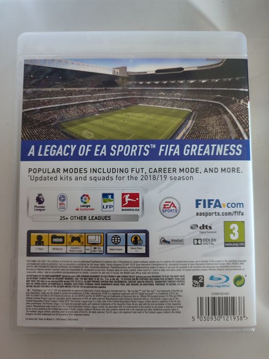Fifa 19 PS3 com selo IGAC