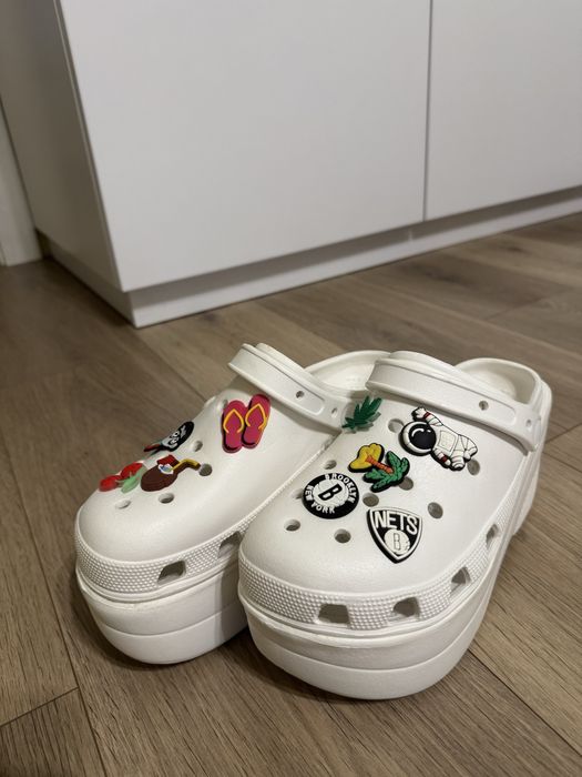 Супер трендовые кроксы на платформе