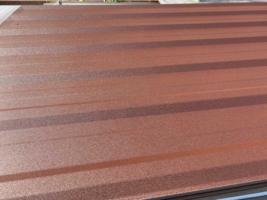 Blacha trapezowa , brązowa T18 RAL 8017 MAT  WYPRZEDAŻ,