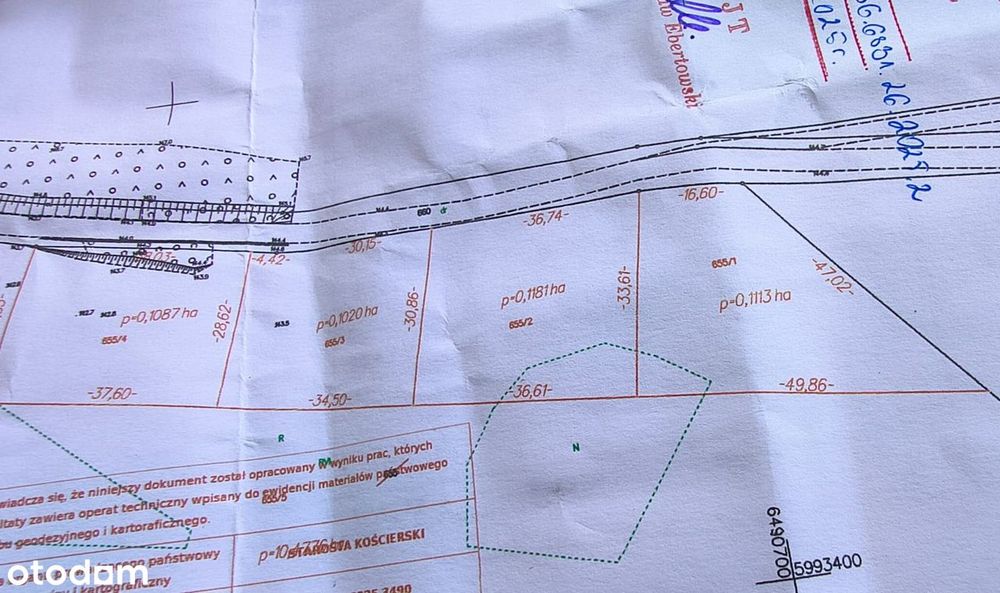 Działka budowlana około 1000m² blisko jeziora - Widok 3
