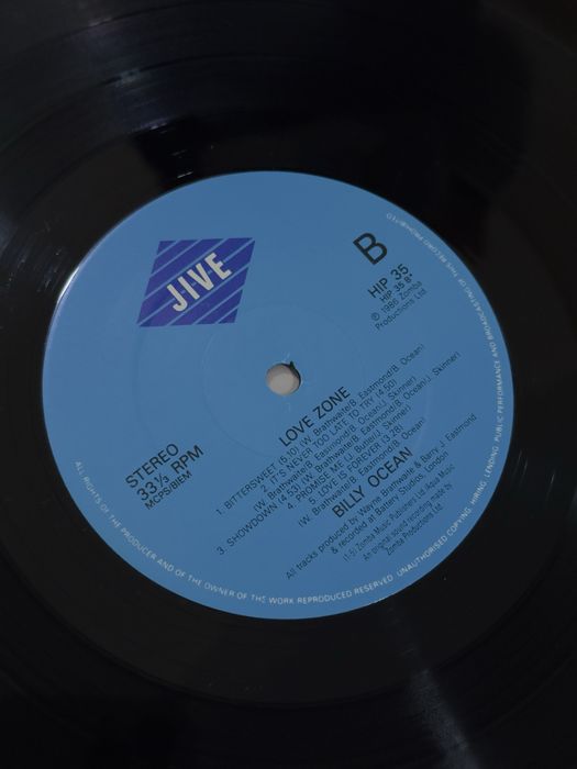Billy Ocean - Love Zone LP