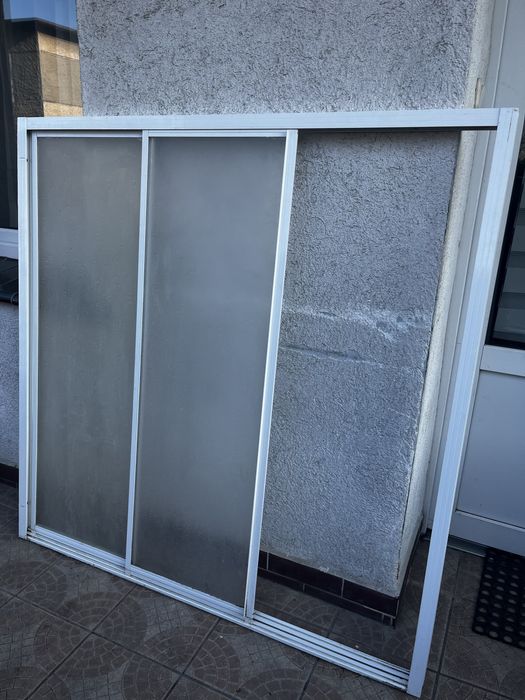 Parawan nawannowy trzyskrzydłowy, zasłona do wanny