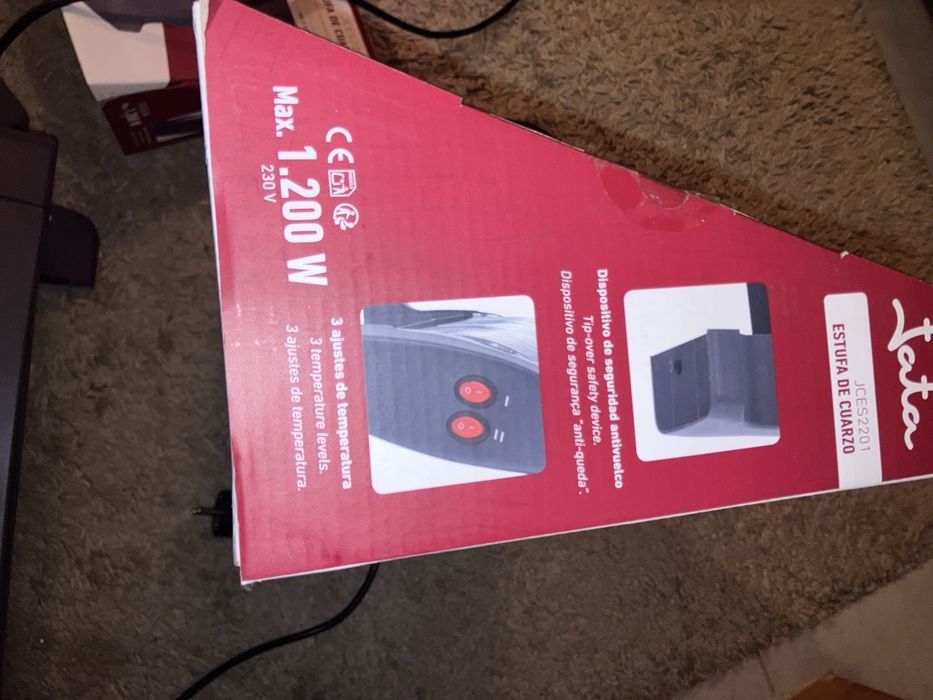 Aquecedor irradiador  de quartz 1200w