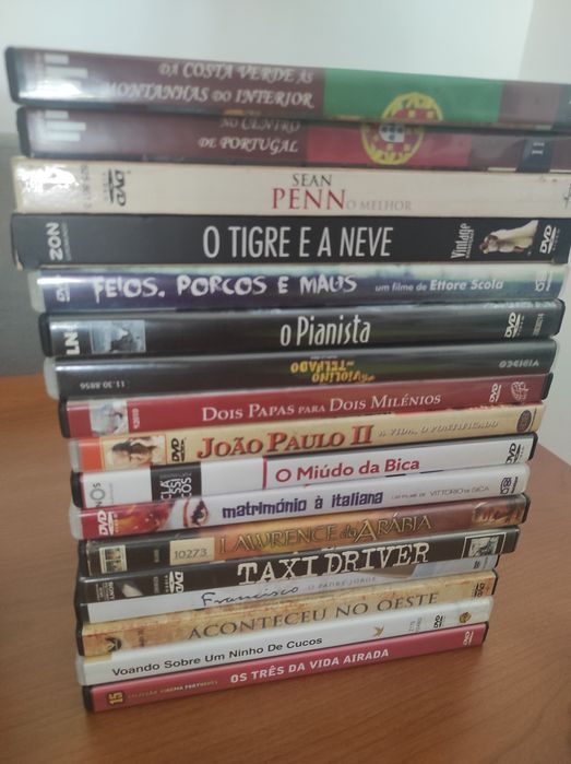 Coleção de DVDs - Filmes raros e documentários