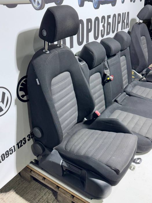 Сидіння сидушки салон Пассат Б6 сиденья Passat B6 рекаро тряпка