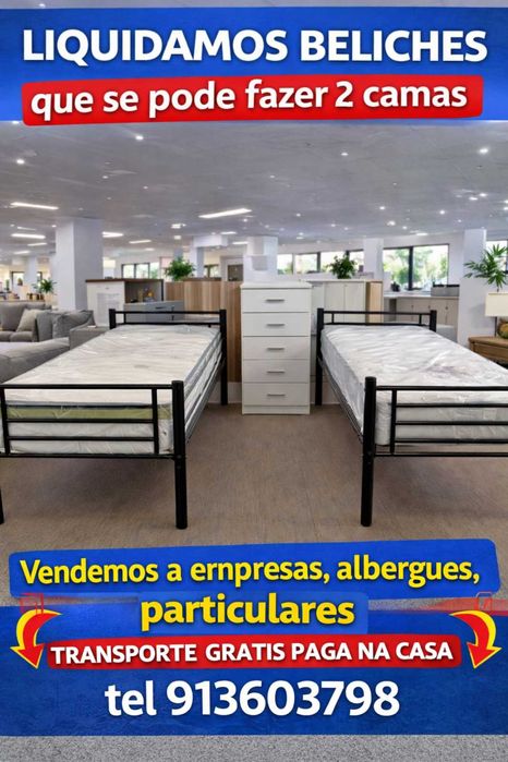 LIQUIDAMOS beliches novos envio gratis paga na casa