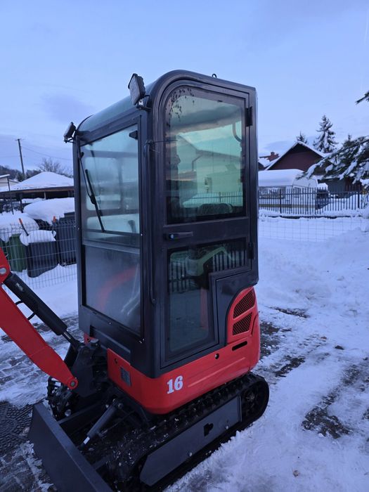 Minikoparka 1.5 tony nowa 3 łyżki w zestawie