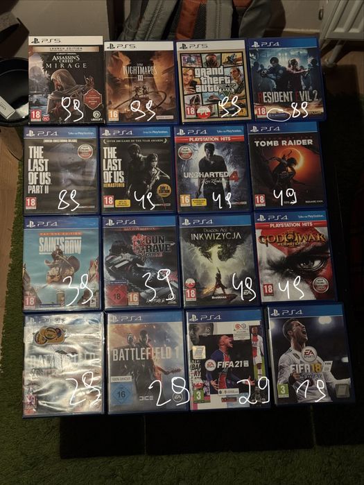 Zestaw najlepszych gier na playstation