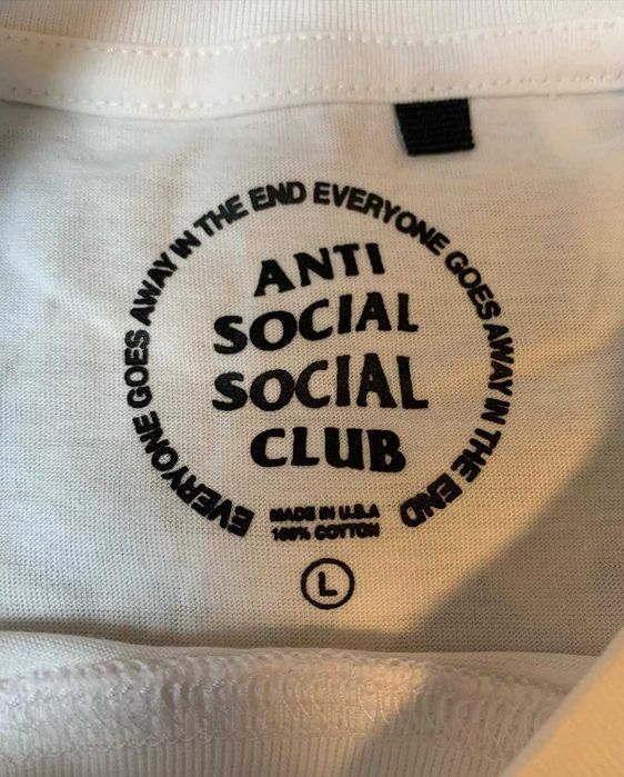 Футболка play comme des garcons anti social social club