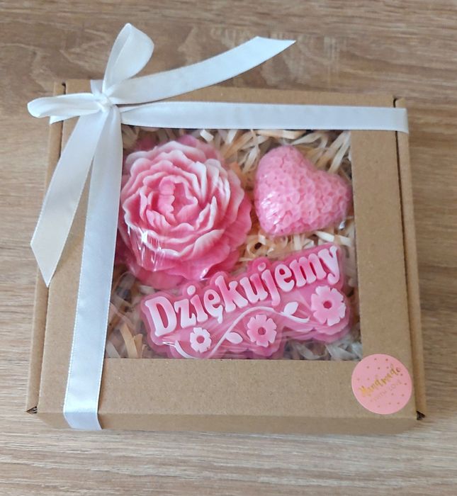 Zestaw mydełek glicerynowych. Zakończenie roku szkolnego. Rękodzieło