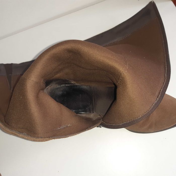 Botas Senhora Cano Alto Camurça tam. 35/36 Estimadas