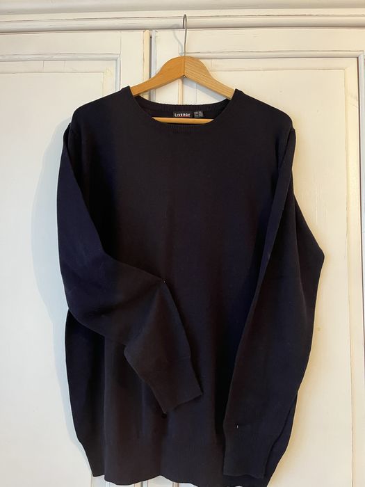 Sweter meski czarny roz.M