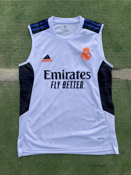 Camisola de treino do Real Madrid manga cava