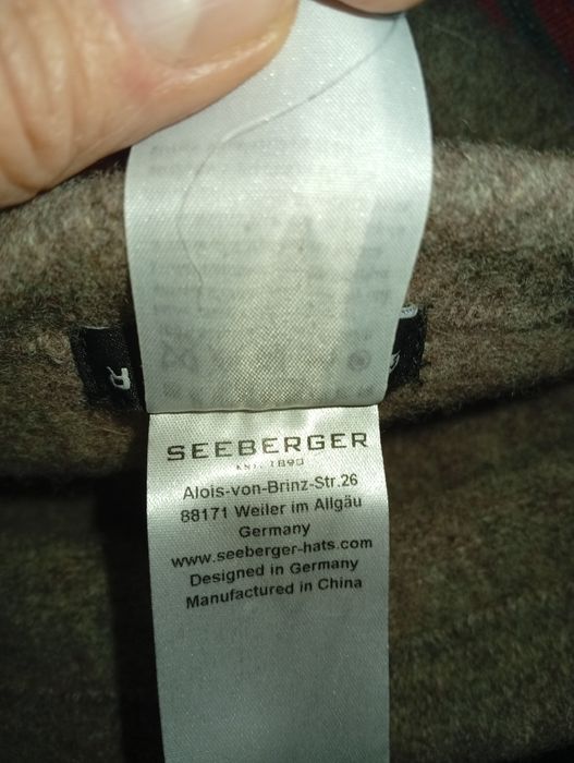 Czapka wełniana, kapelusz, toczek Seeberger