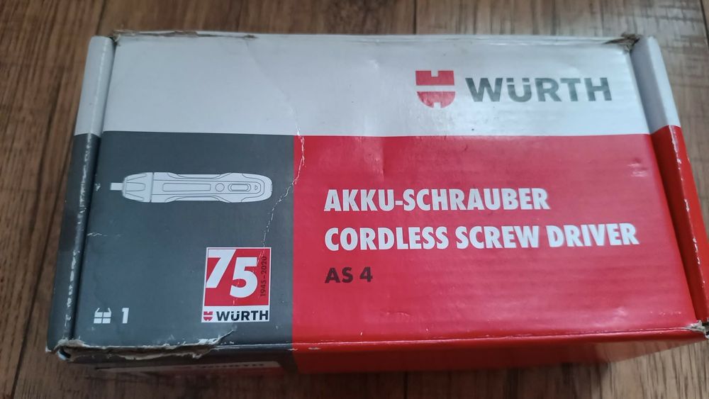 Wkrętarka Würth bardzo mało używana