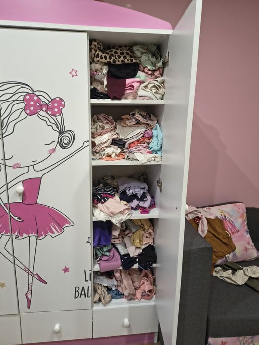Szafa dziecięca dla dziewczynki