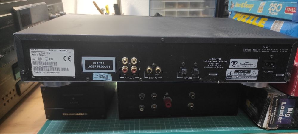 Philips CDR 880 leitor / gravador