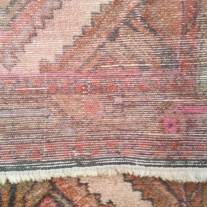 Tapete Persa Feito à Mão em Lã – 273 × 80 cm – Provável Hamadan