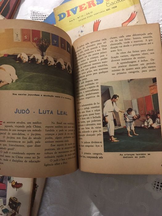 5 revistas Diversões Escolares anos 60