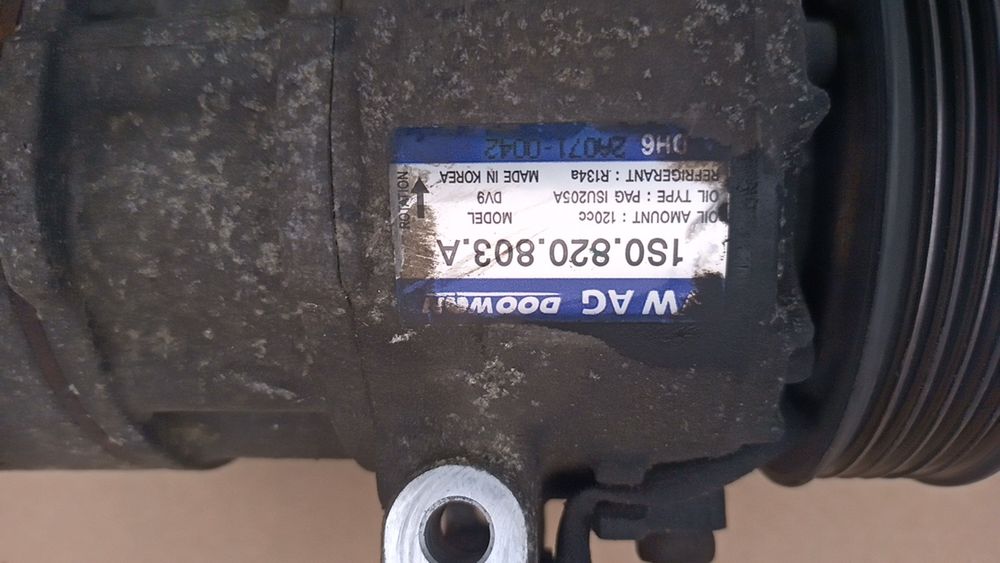 Sprężarka klimatyzacji VW Up Skoda Citigo seat Mi