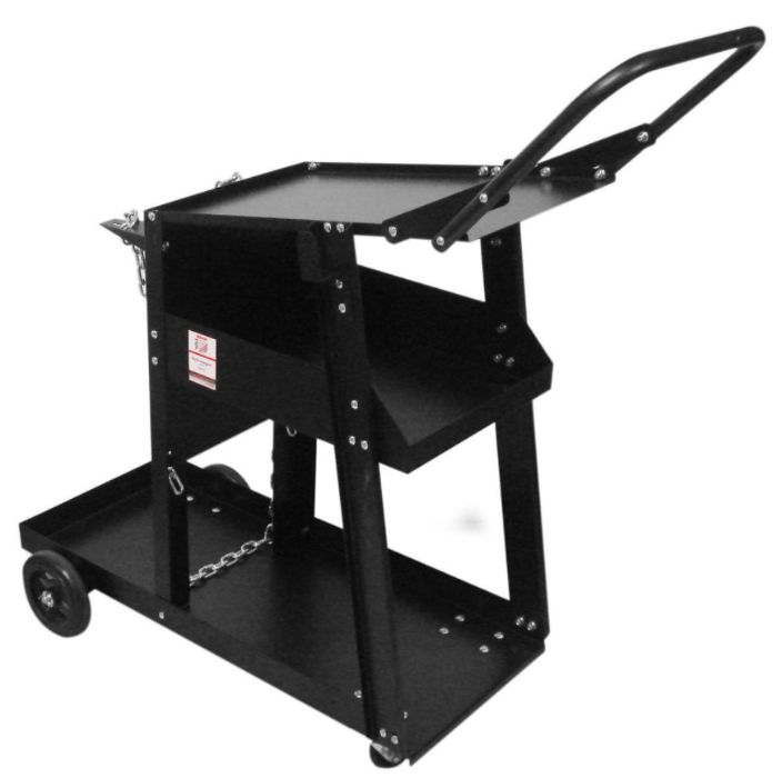 Carro Carrinho Porta-Botijas / Garrafas de Soldadura c/ rodas grandes