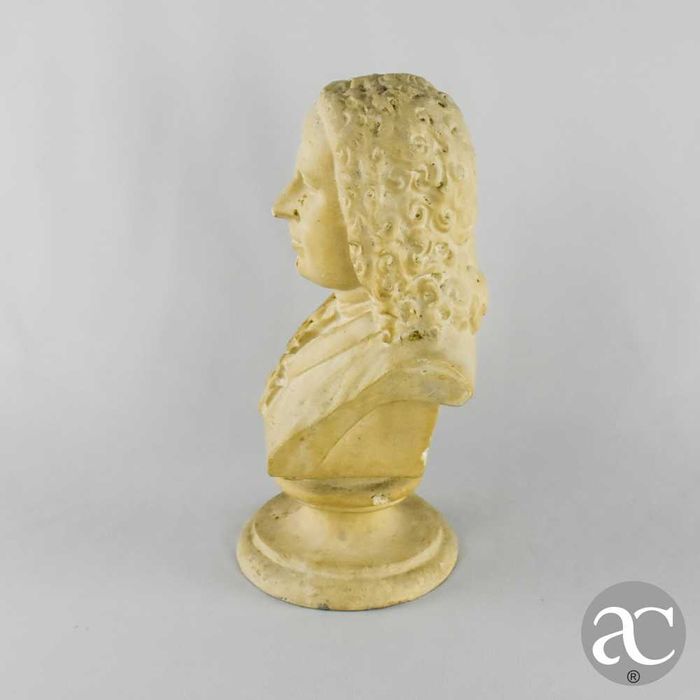 Busto de Marquês de Pombal, escultura em gesso