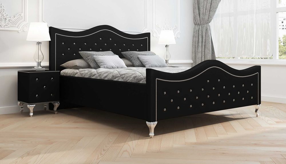 Łóżko tapicerowane  LUDWIK 120x200, 140x200, 160x200, 180x200, 200x200