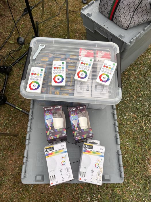 Oświetlenie dekoracyjne dj na wesele imprezy studio