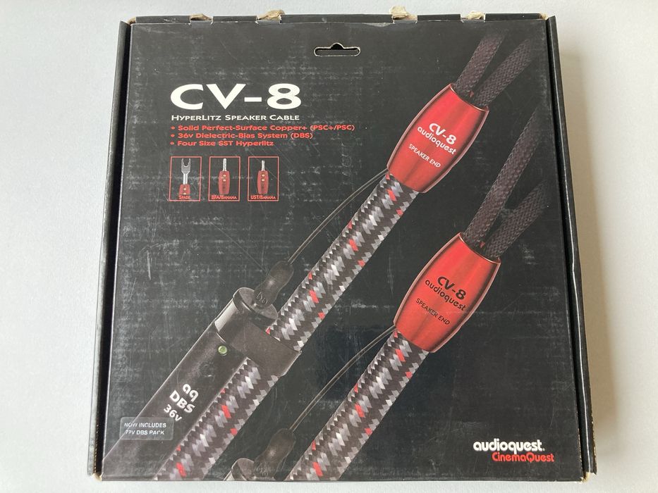 Кабель акустичний Audioquest CV-8 72V DBS, 1.83m