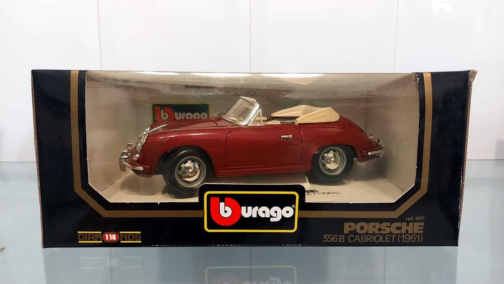 Burago Porsche 356B Cabriolet 1961 1/18